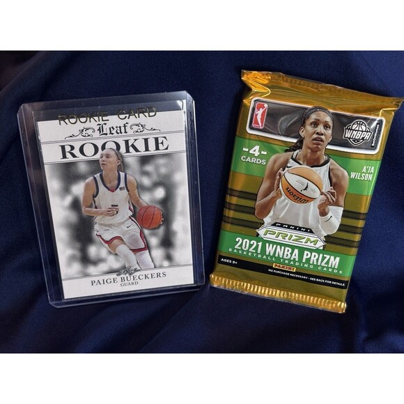 Paige Bueckers Rookie Card & 2021 WNBA Prizm Pack Sophie Cunningham RC Year - Picture 1 of 3